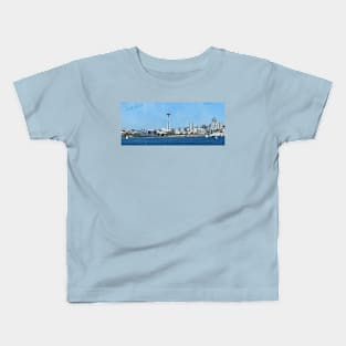 Seattle Skyline 2023 Kids T-Shirt